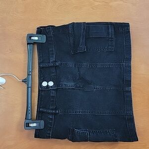 Windsor denim black mini skirt